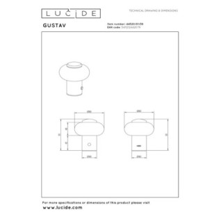 Lampe de table LED Gustav (0,8 W)