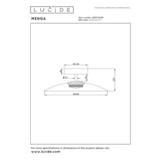 Plafonnier LED Menga (11W)