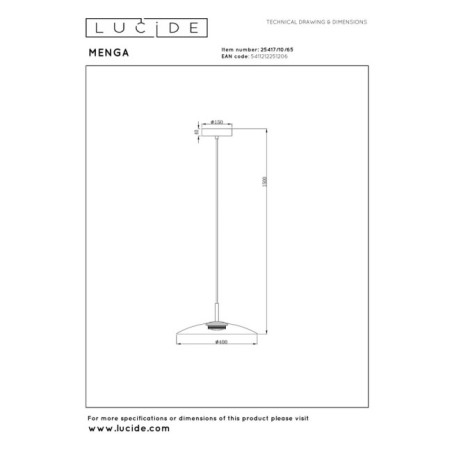 Lampe de plafond LED Menga (11W)