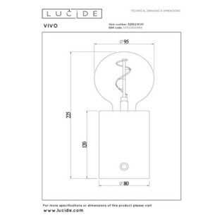 Lampe de table LED Vivo (1W)