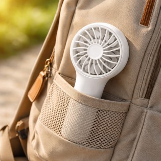 Ventilateur à main Bris Blanc 3 vitesses.