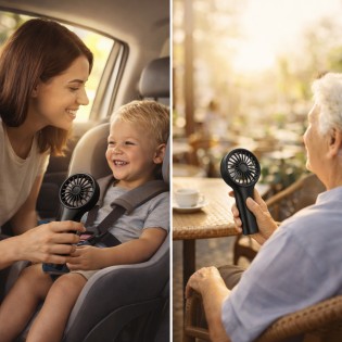 Ventilateur à main Bris...
