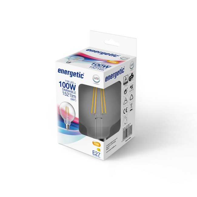 Ampoule LED E27 G95 2700K Dim (11W)