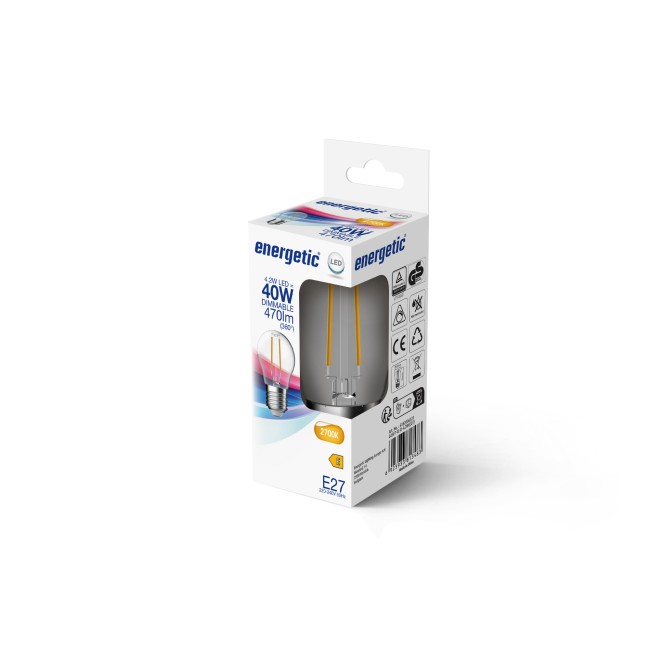 Ampoule LED E27 G45 2700K Dim (4.2W)