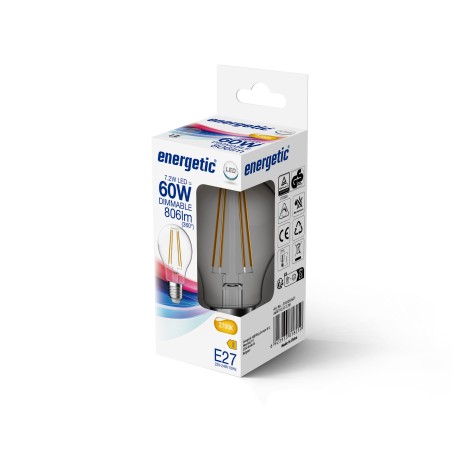 Ampoule LED E27 A60 Dim (7.2W)