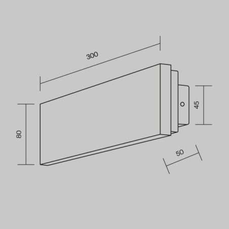 Applique mural LED Basic Texture (8W)