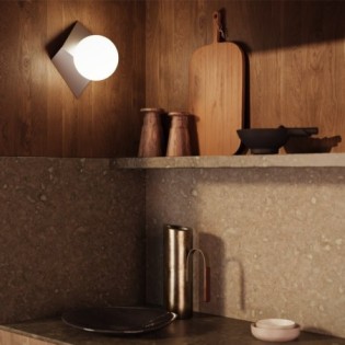 Applique murale Cubeo Platino.