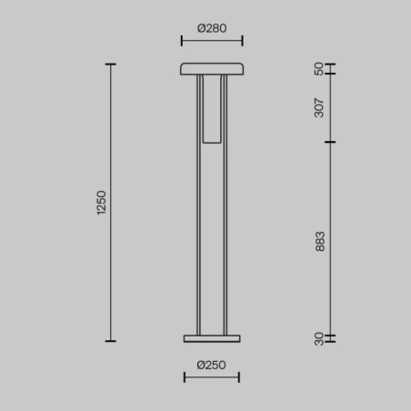Lampe sur pied LED Ikebana (24W)