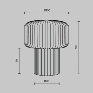 Lampe de table Omaggio