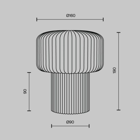 Lampe de table Omaggio