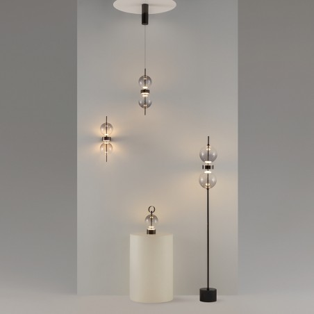 Lampe sur pied LED Double Lune (15W)