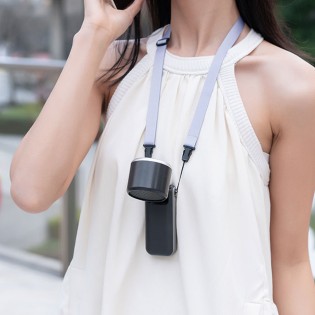 Ventilateur à main Glasi Noir 5 vitesses.