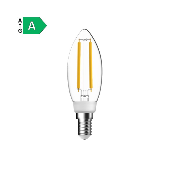 Ampoule LED E14 C35 Classe A (2.3W)