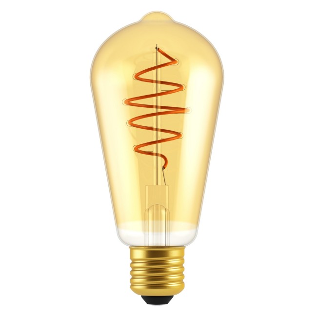 Ampoule LED E27 ST64 Spirale 2200K (4.9W)