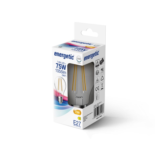 Ampoule LED E27 A60 2700K (7.8W)