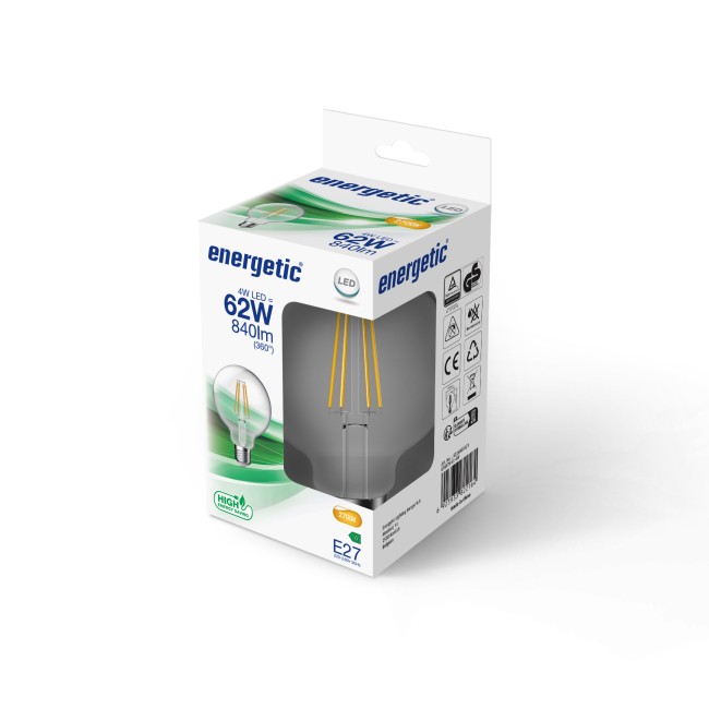 Ampoule LED E27 G95 2700K Classe A (4W)