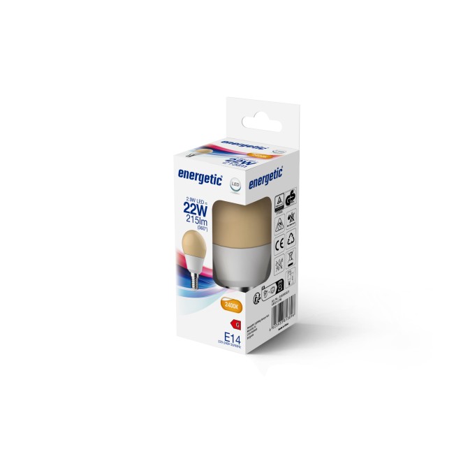 Ampoule LED E14 G45 2400K (2.9W)