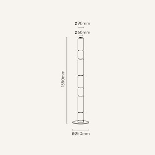 Lampadaire LED Venus Dim (17W)