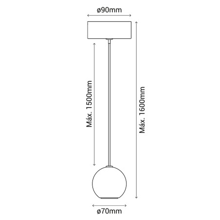 Lampe de plafond LED Vita (5W)