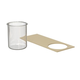 Verre + support pour applique Verso