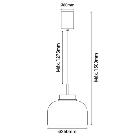 Lampe de plafond LED Carmen 25 II  (9W)