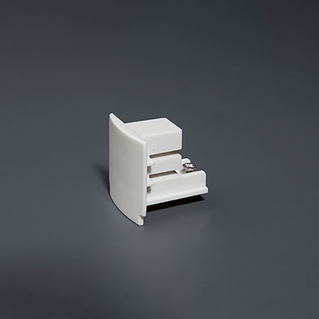 Tête de fermeture pour rail triphasé