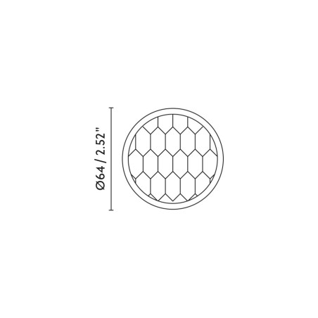 FOST ACCESSOIRE HONEYCOMB Ø64