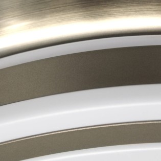 Ventilador LED con aspas retráctiles Ilsa Mini Niquel CCT (35W)