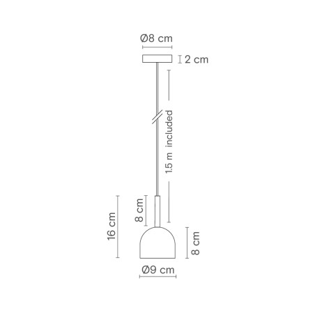 Lampe de plafond Rio 9