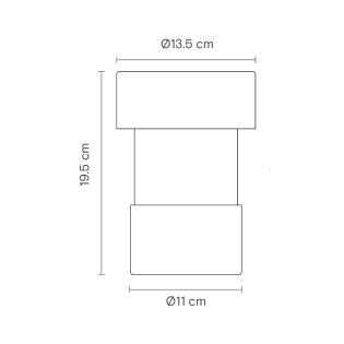 Lampe de table portable LED Balise (2,2W)