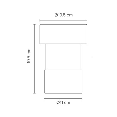 Lampe de table portable LED Balise (2,2W)