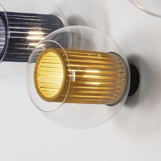 Applique Murale Bola Cord Or