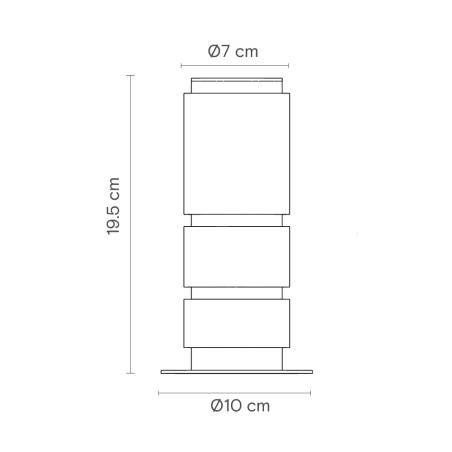Lampe de table LED Bowie (5W)