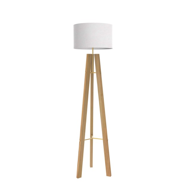 Lampadaire sur trépied Breeze Coton