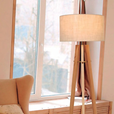 Lampadaire sur trépied Breeze Fibres