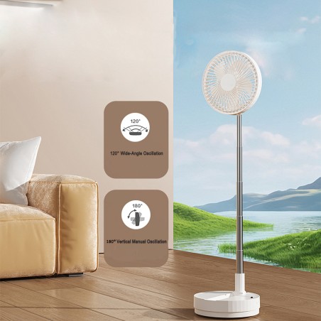 Ventilateur de table pliable Bensa 5 W 4 vit.