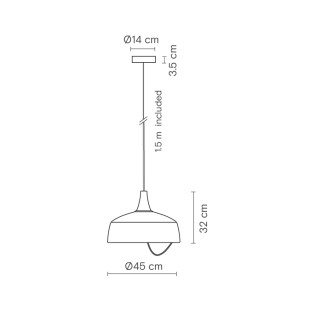 Lampe de suspension LED Barna (24W)