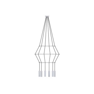 Lampe de suspension Rose (6...