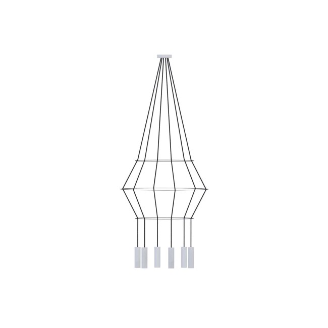 Lampe de suspension Rose (6 lumieres)