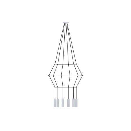 Lampe de suspension Rose (6 lumieres)