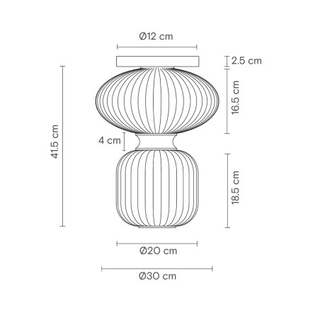 Plafonnier LED Goldenberry (10W)