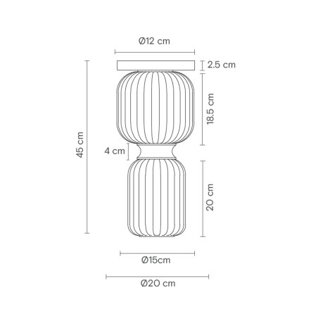 Plafonnier LED Whiteberry Echo (10W)