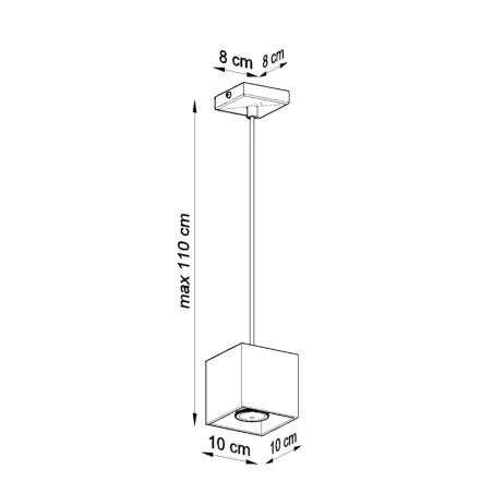 Lampe de plafond Quad