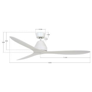 Ventilateur de plafond Whitehaven