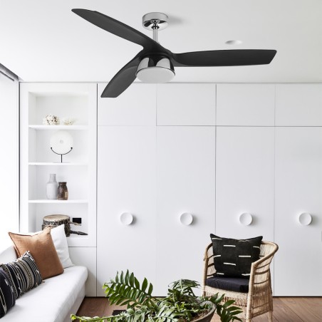 Ventilateur de plafond LED Bronx CCT Dim (18W)