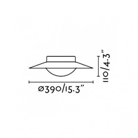 Plafonnier LED Side (15W)