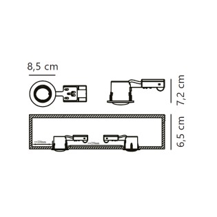 Encastré de plafond Mixit Pro
