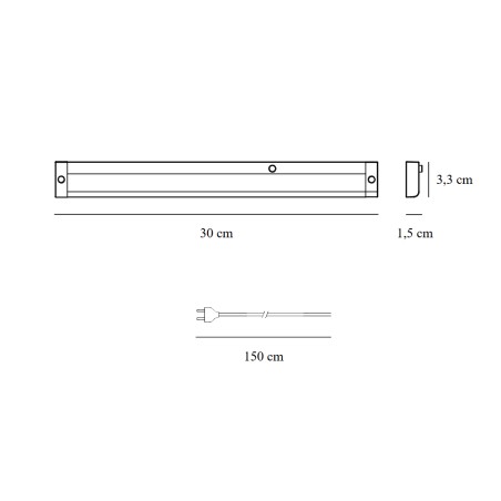 Regletté LED Preston 30 (4W)