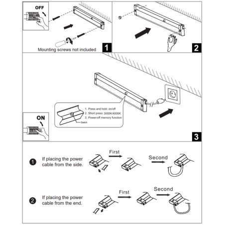 Regletté LED Preston 30 (4W)