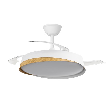 Ventilateur LED à pales rétractables Mars CCT Dim (48W)